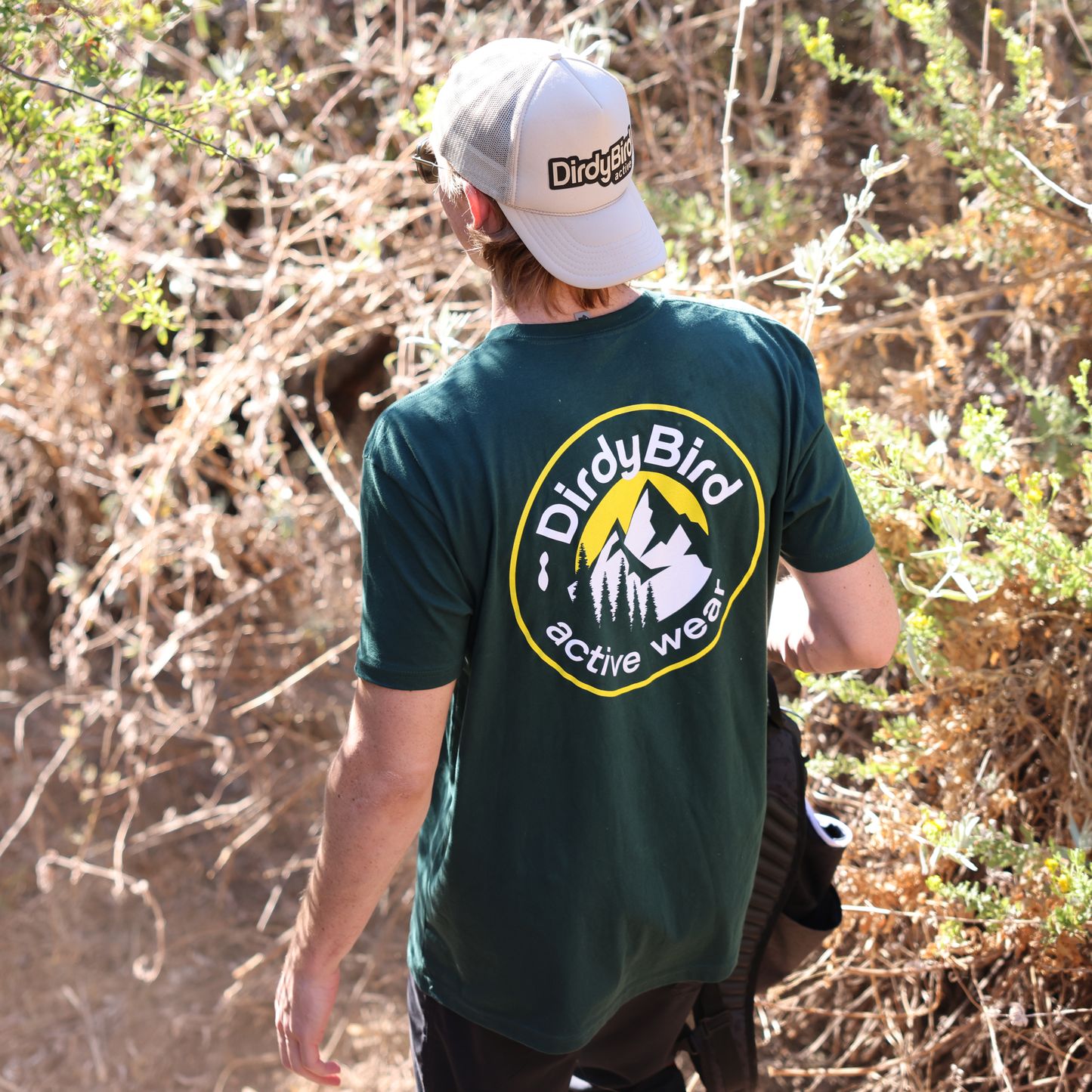 DirdyBird Mountain Tee - Forest Green