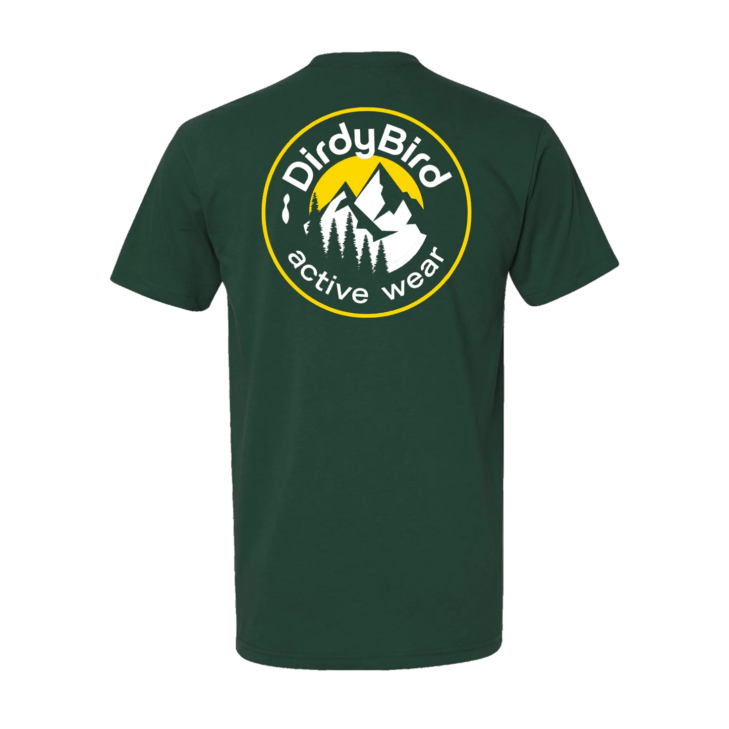 DirdyBird Mountain Tee - Forest Green