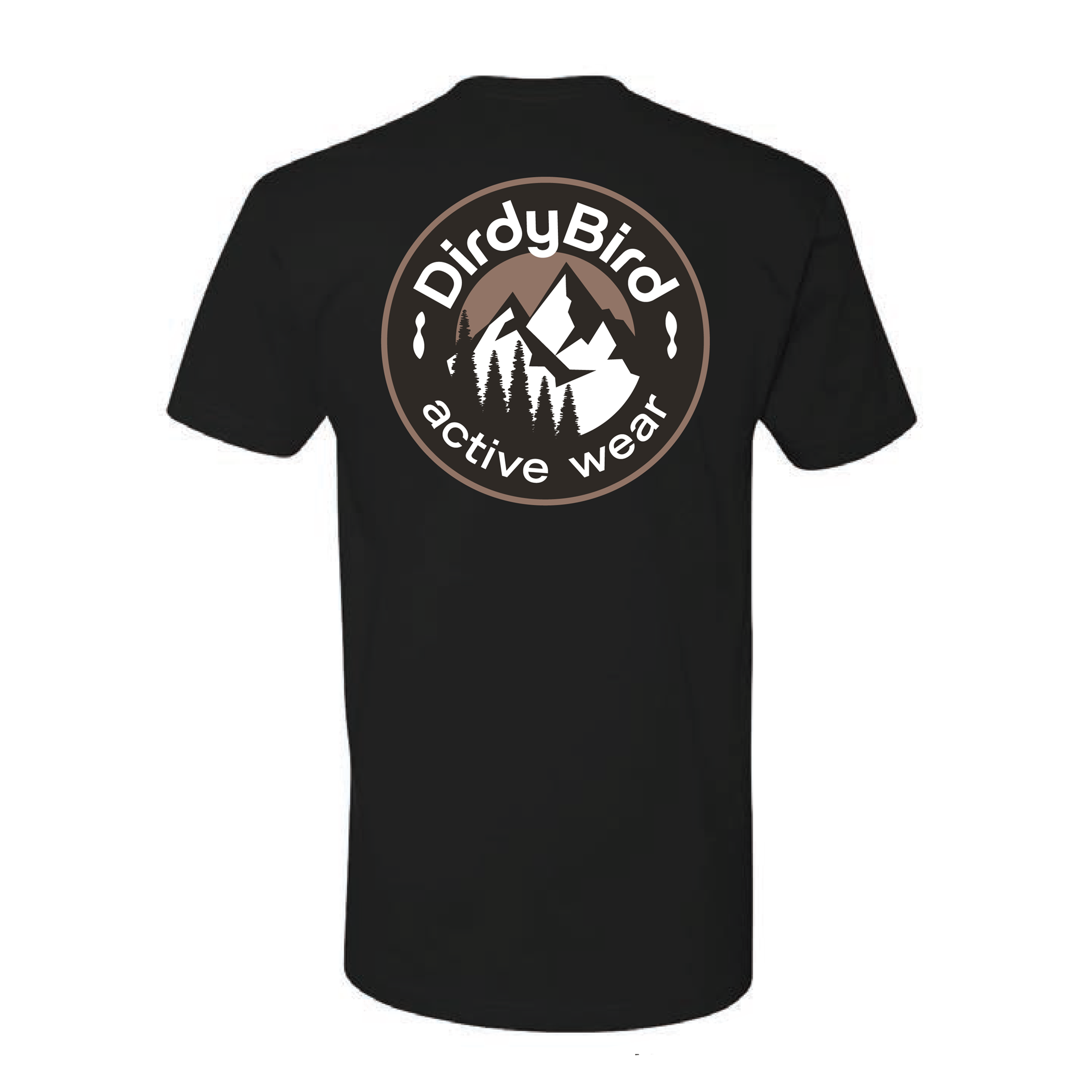 DirdyBird Mountain Tee - Black