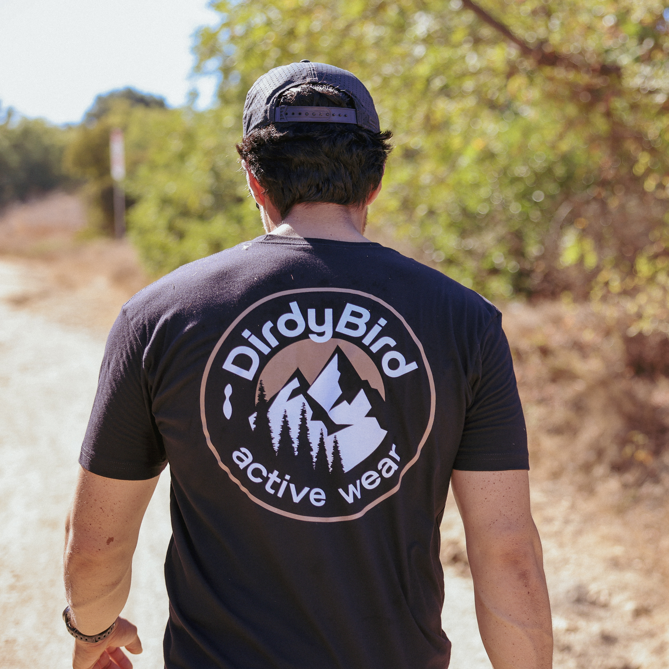 DirdyBird Mountain Tee - Black