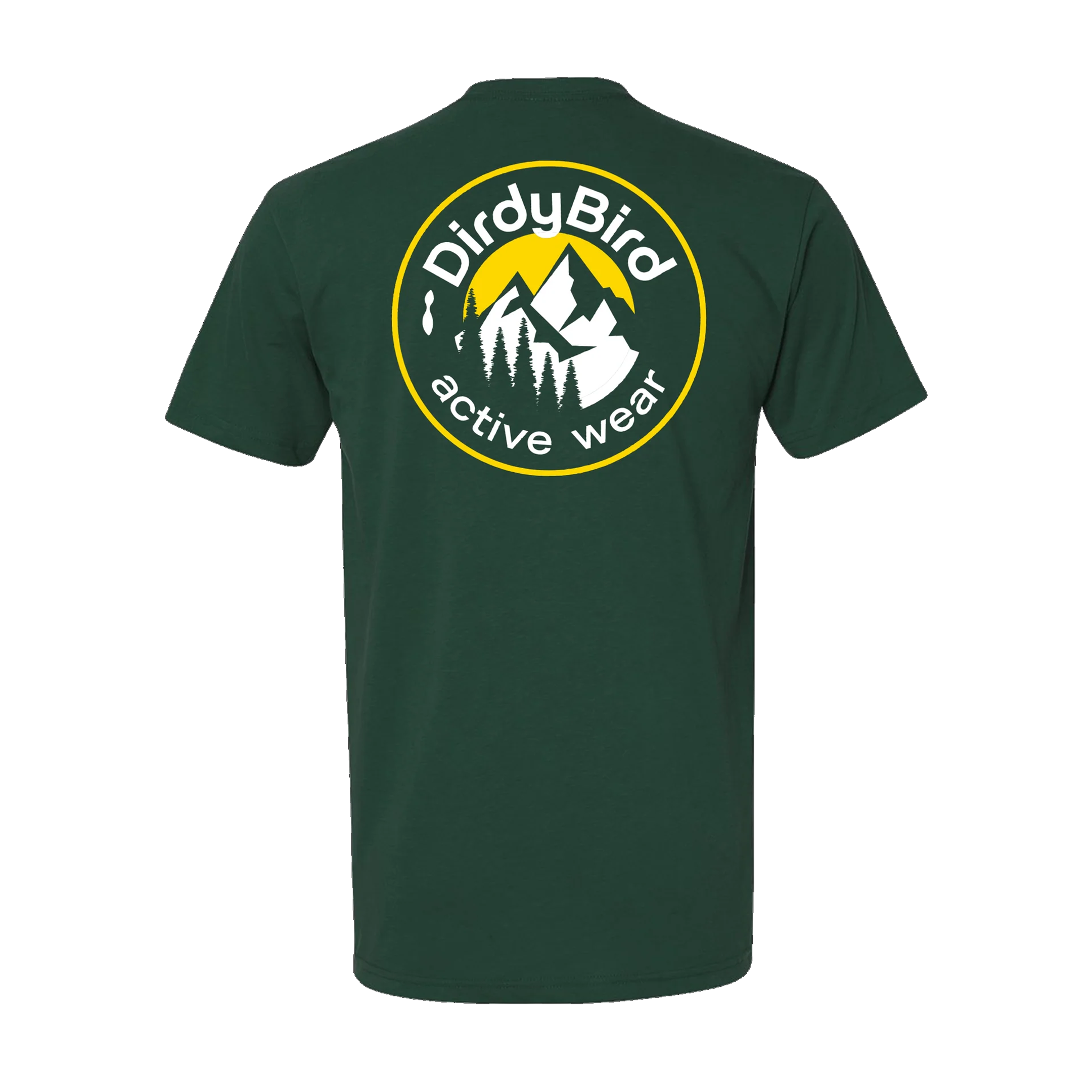 DirdyBird Mountain Tee - Forest Green